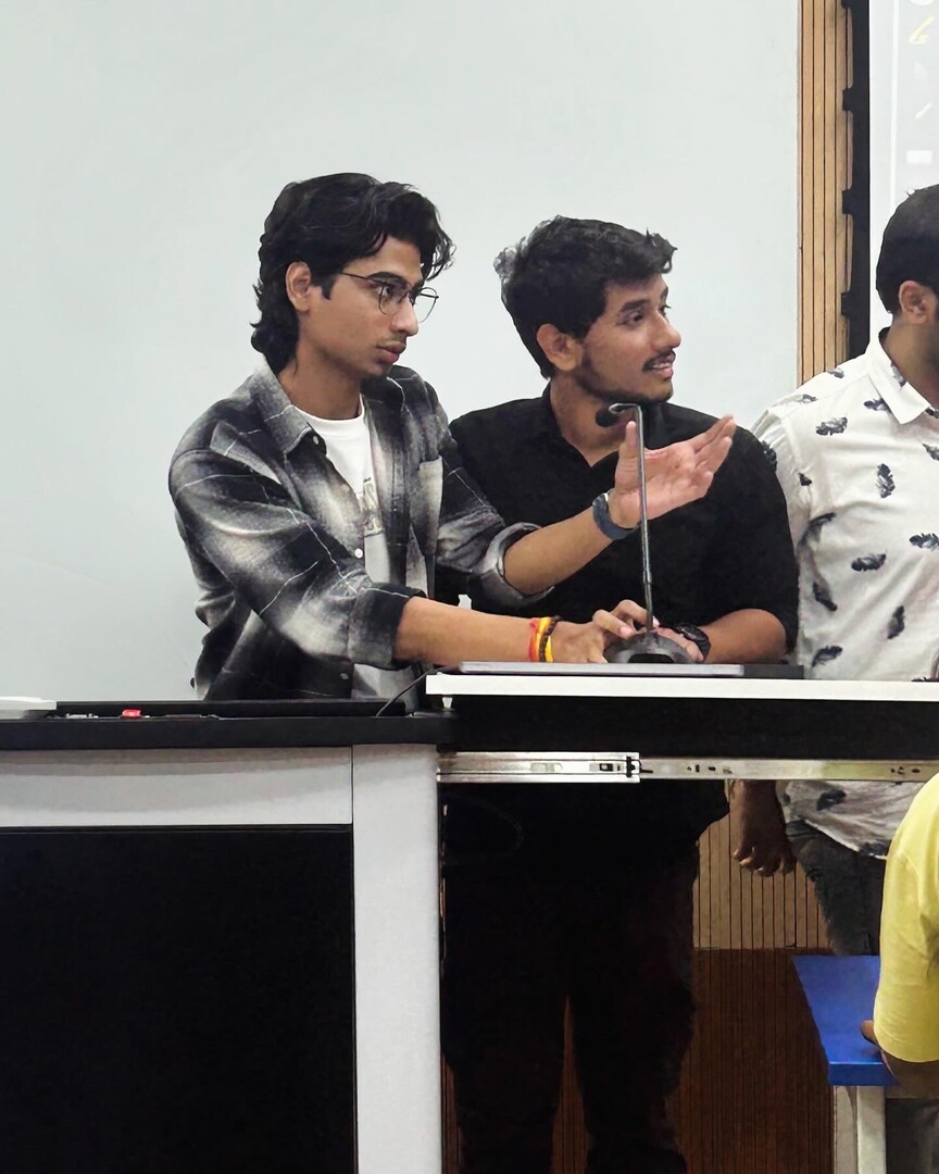 Aman Vashishth at NSUT technical university event